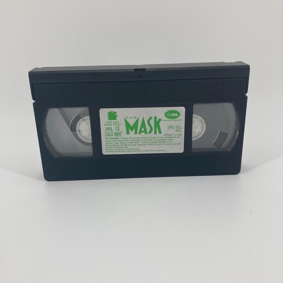 The Mask VHS Jim Carrey 1995 Comedy Tape Fantasy Zero To Hero PG-13 - Picture 4 of 5